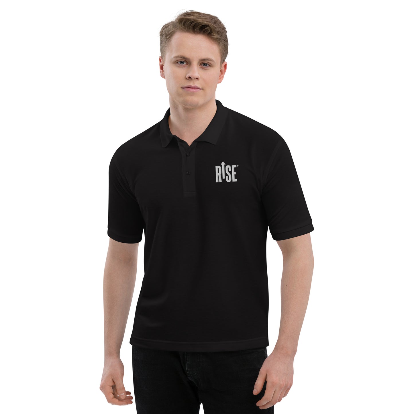 Men's Premium Polo (Dark Colors) - RISE