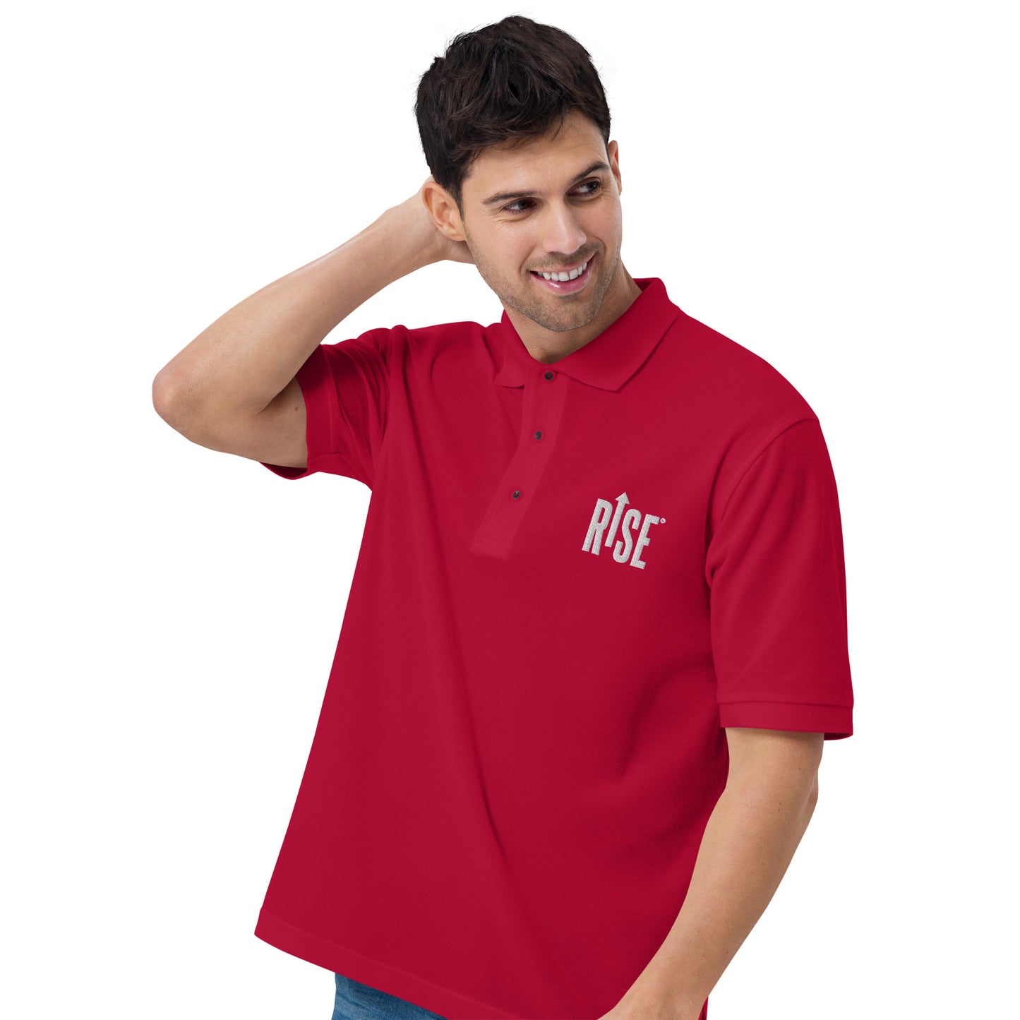 Men's Premium Polo (Dark Colors) - RISE