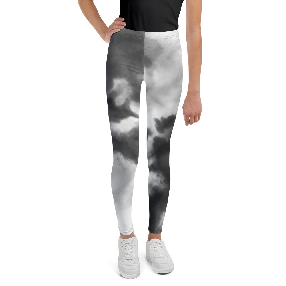 Youth Leggings - Dark Gray Design