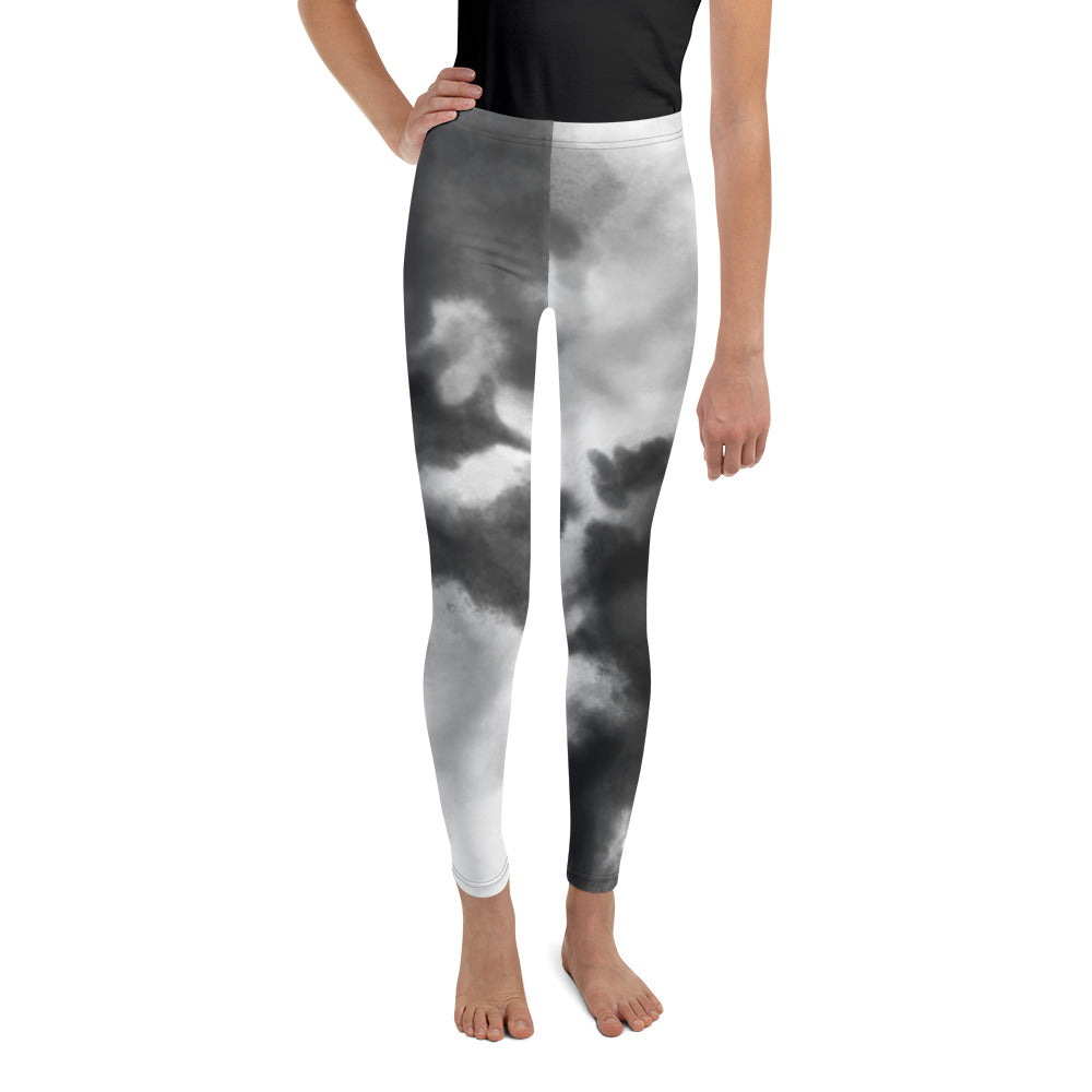 Youth Leggings - Dark Gray Design