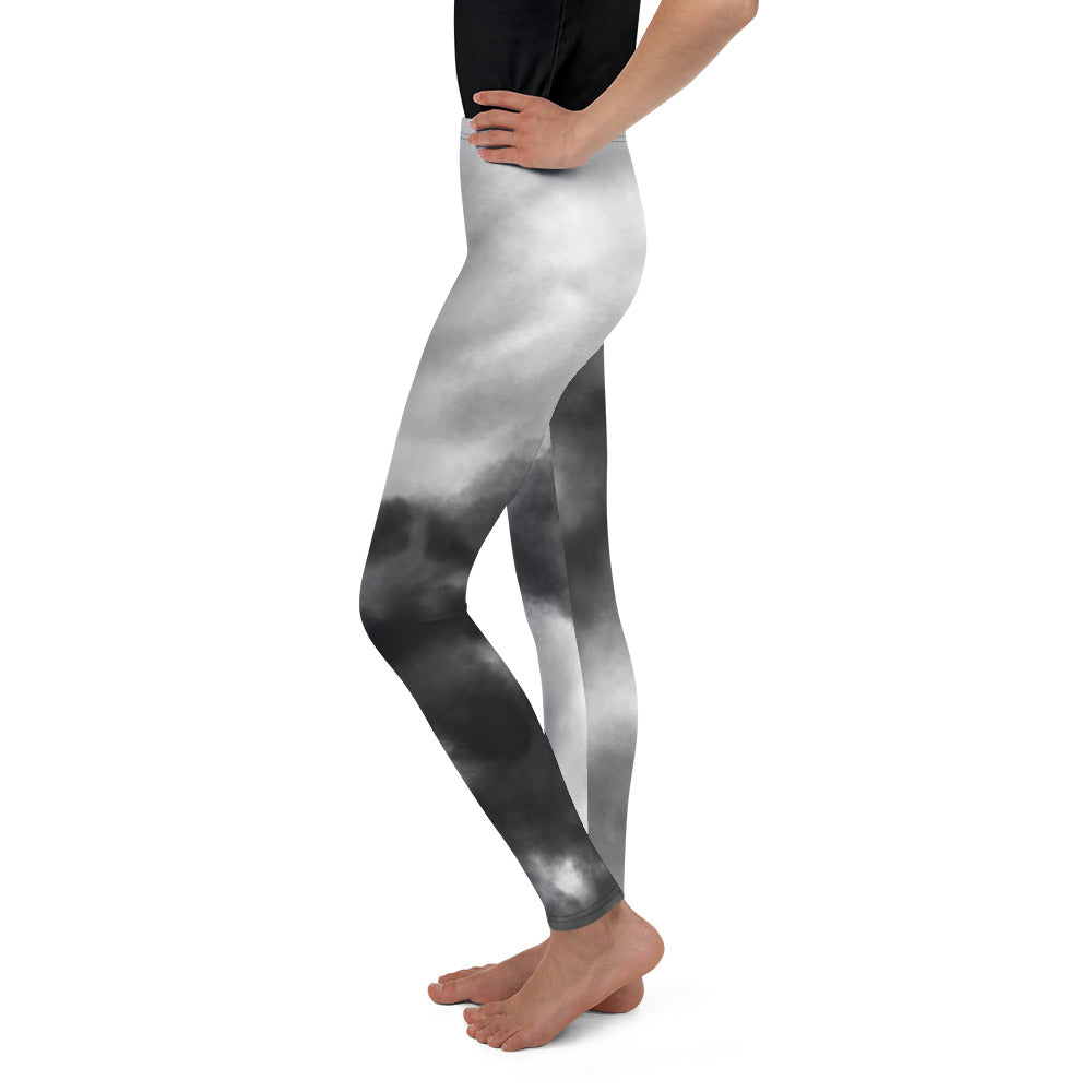 Youth Leggings - Dark Gray Design