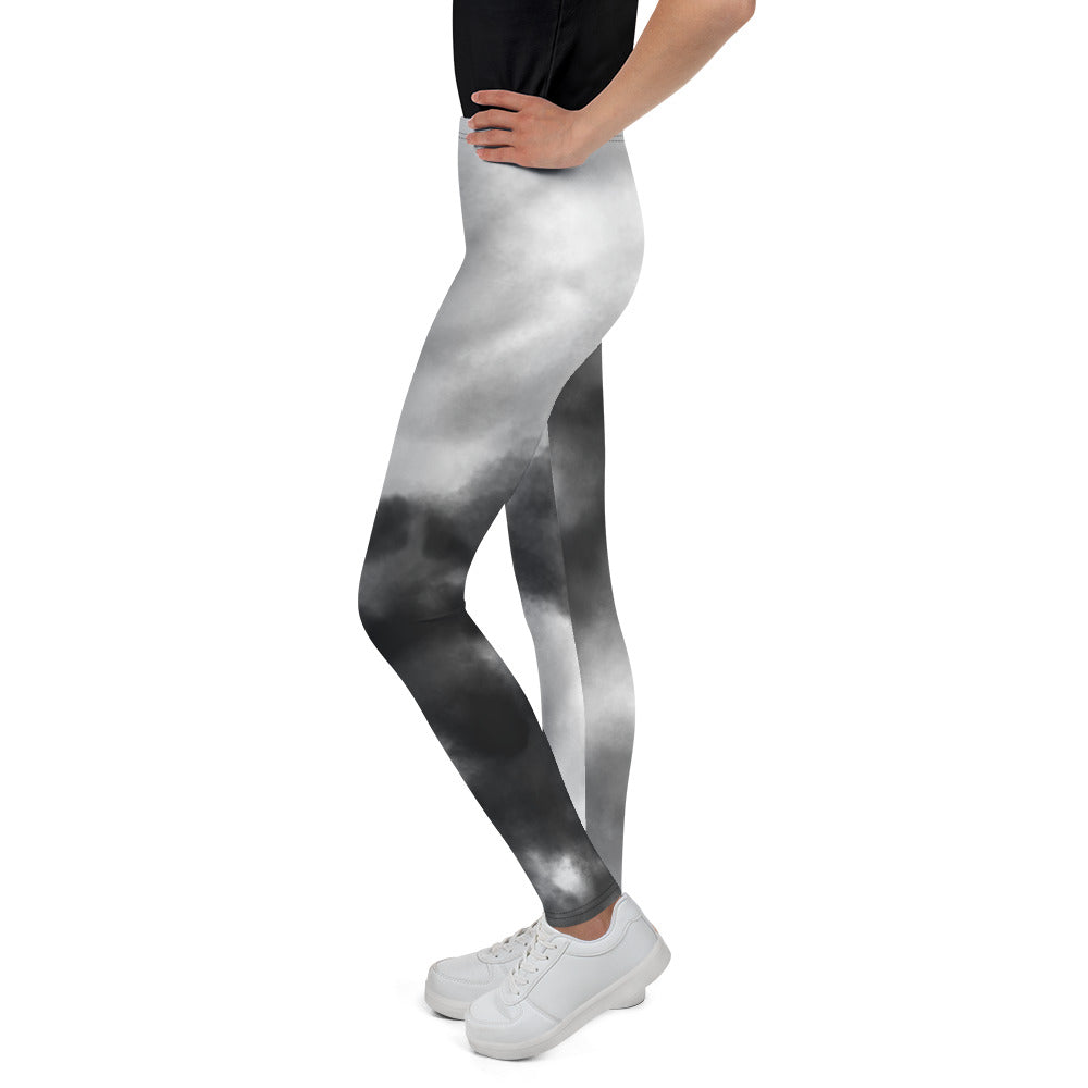 Youth Leggings - Dark Gray Design