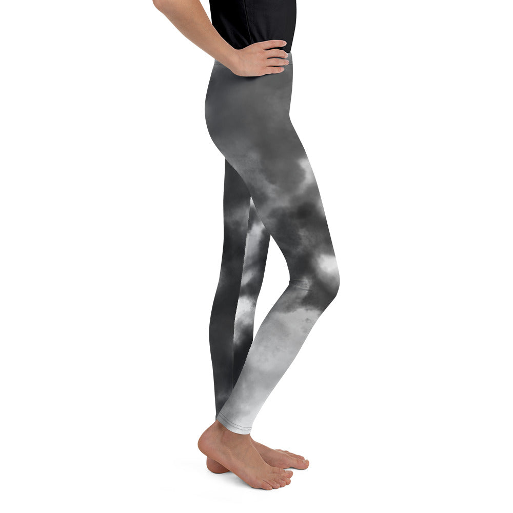 Youth Leggings - Dark Gray Design