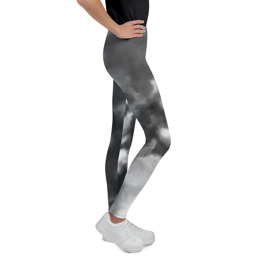 Youth Leggings - Dark Gray Design