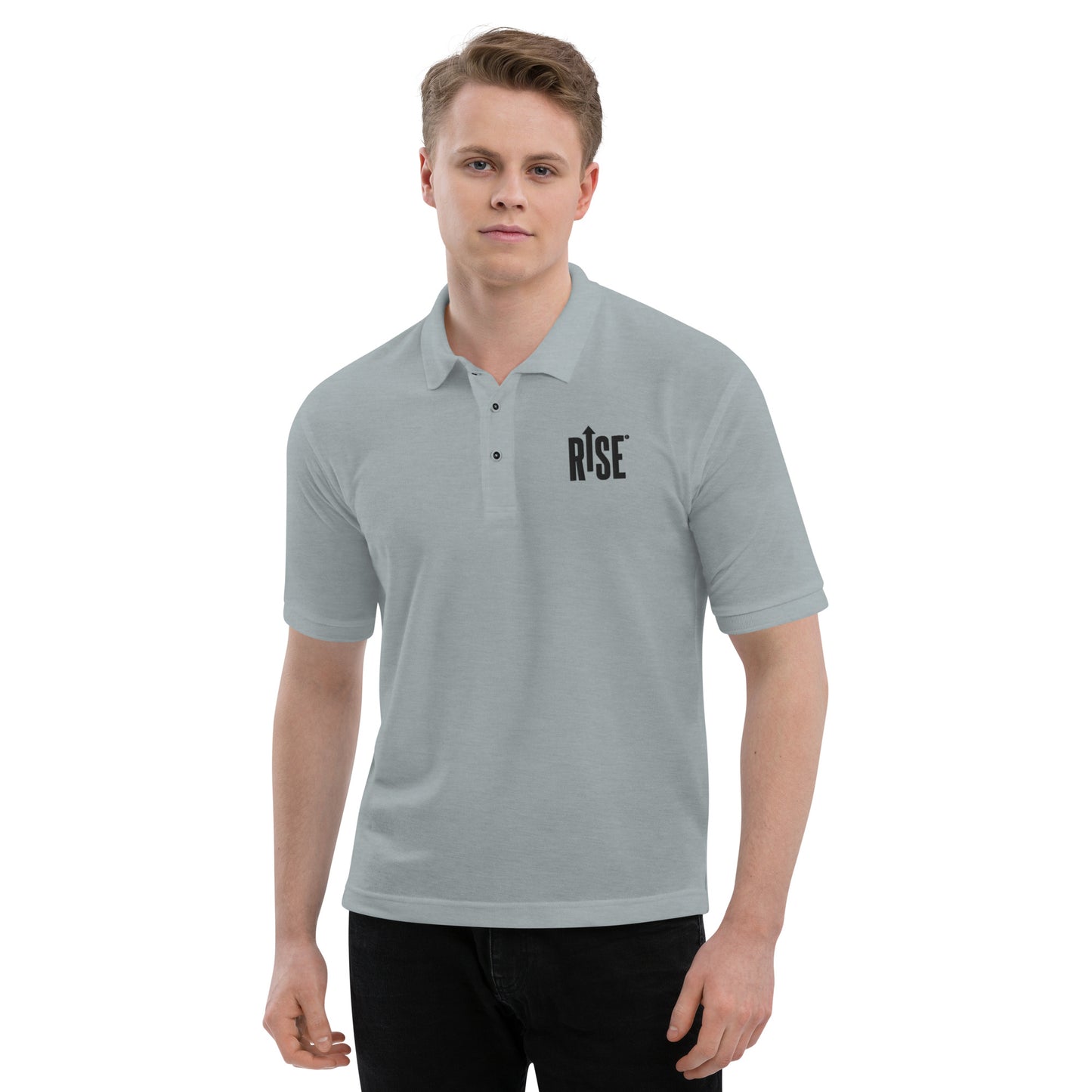 Men's Premium Polo (Light Colors) - RISE