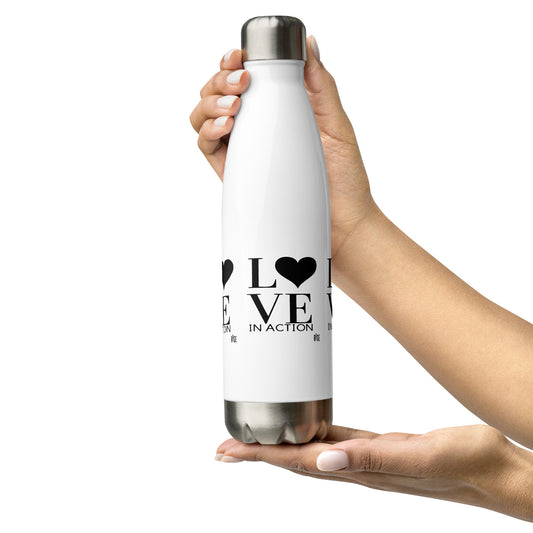 Water Bottle -Stainless steel - LOVE IN ACTION DESIGN