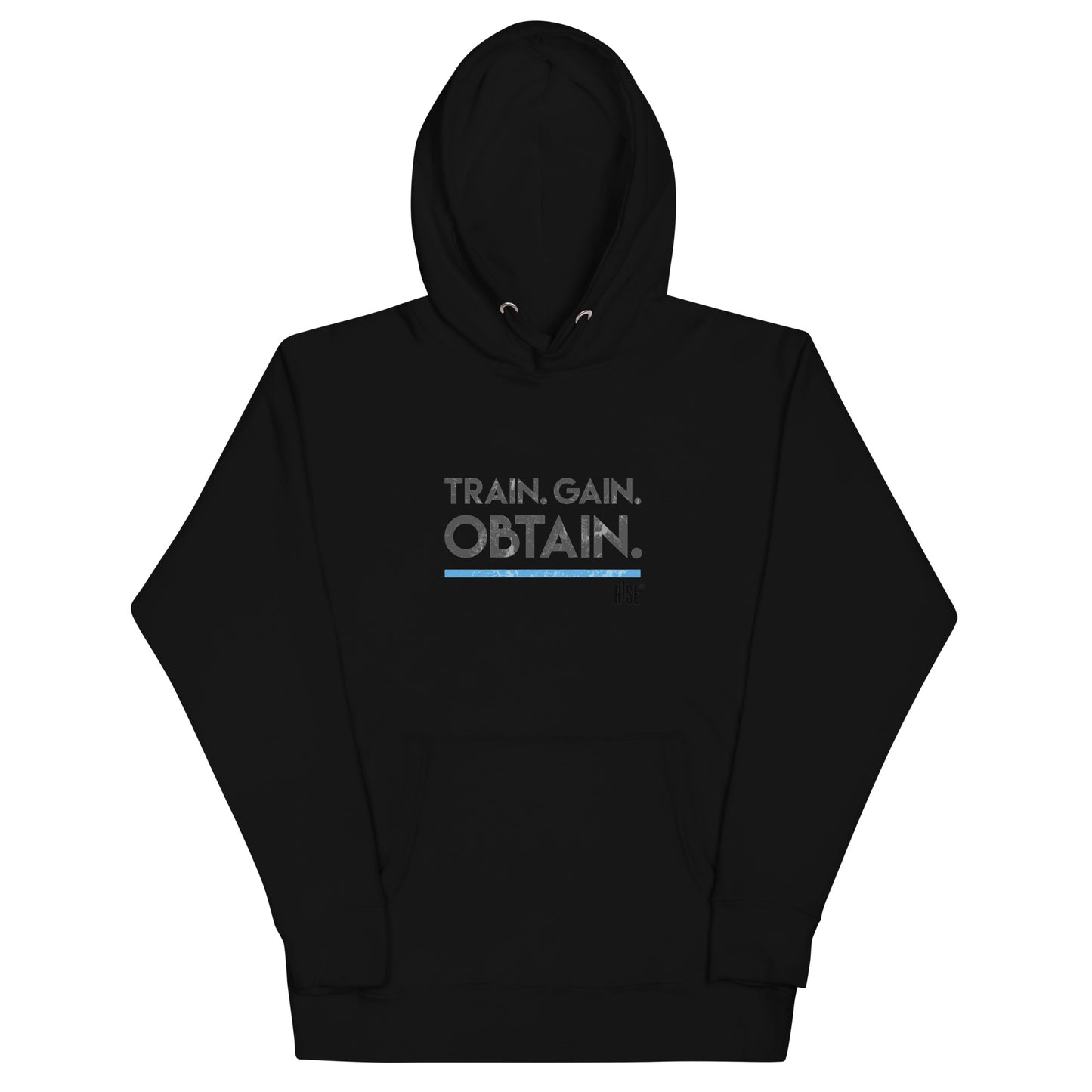 Hoodie Unisex - TRAIN. GAIN. OBTAIN DESIGN