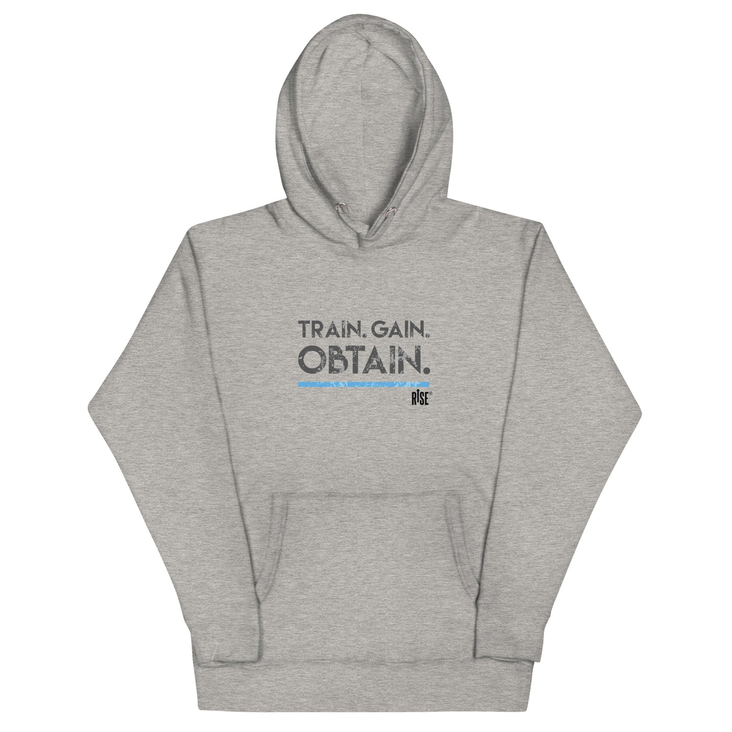 Hoodie Unisex - TRAIN. GAIN. OBTAIN DESIGN