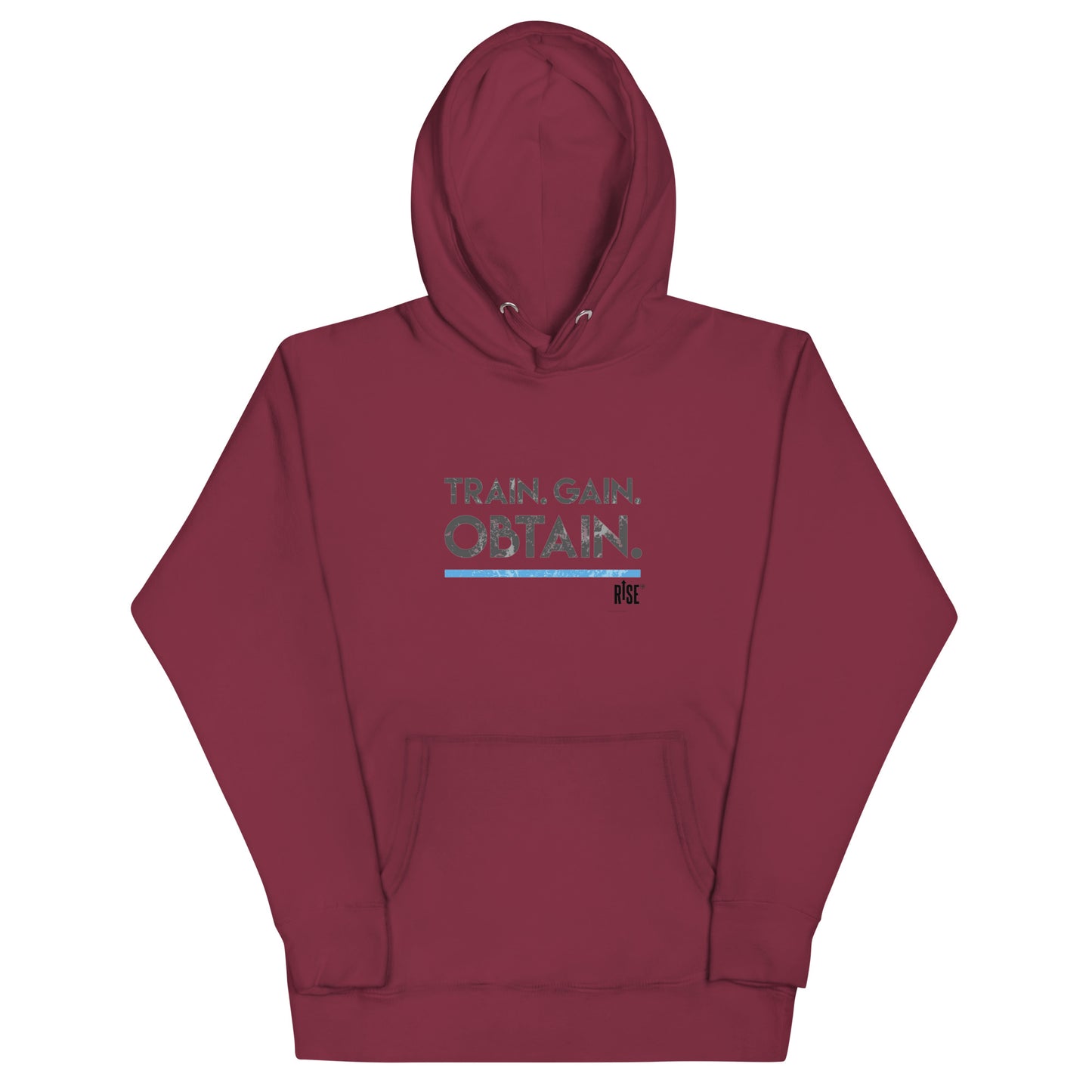 Hoodie Unisex - TRAIN. GAIN. OBTAIN DESIGN