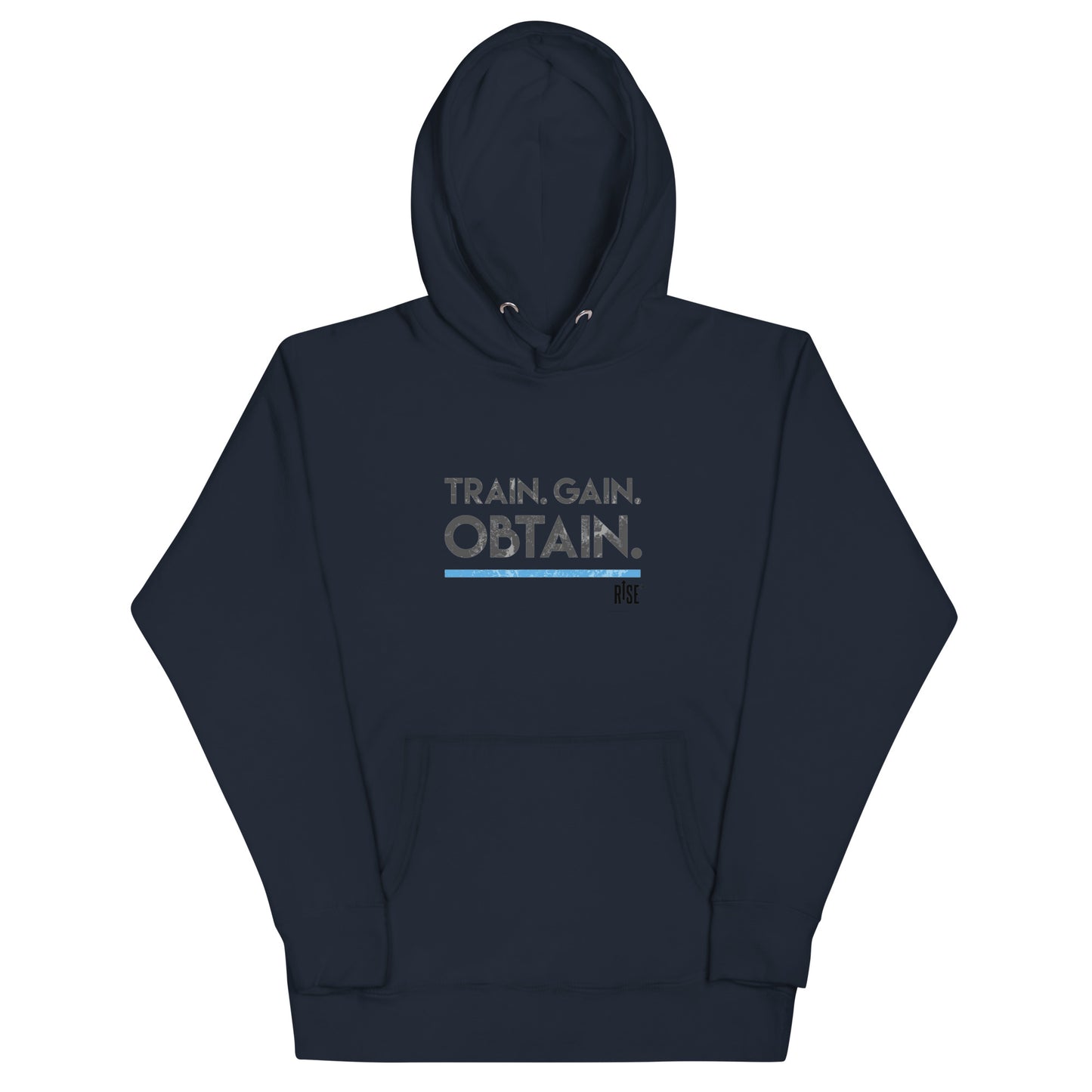 Hoodie Unisex - TRAIN. GAIN. OBTAIN DESIGN