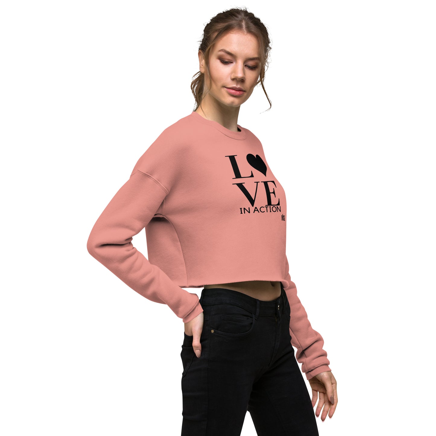 Crop Sweatshirt - LOVE IN ACTION DESIGN